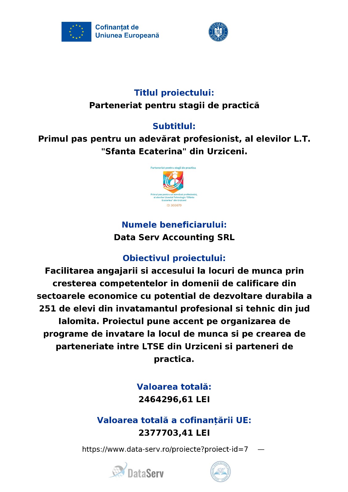 Afis proiect